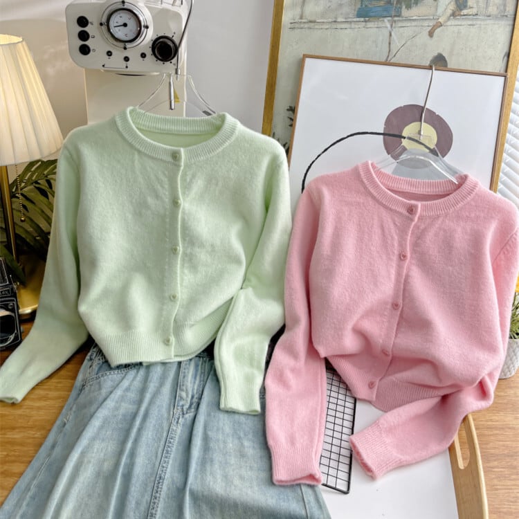 【outer】ニットカーデ　M25407
