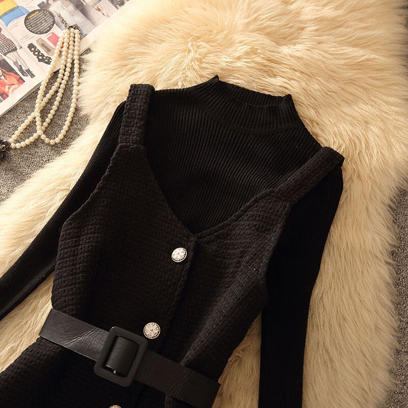 【dress】ツイードキャミワンピース　N2259