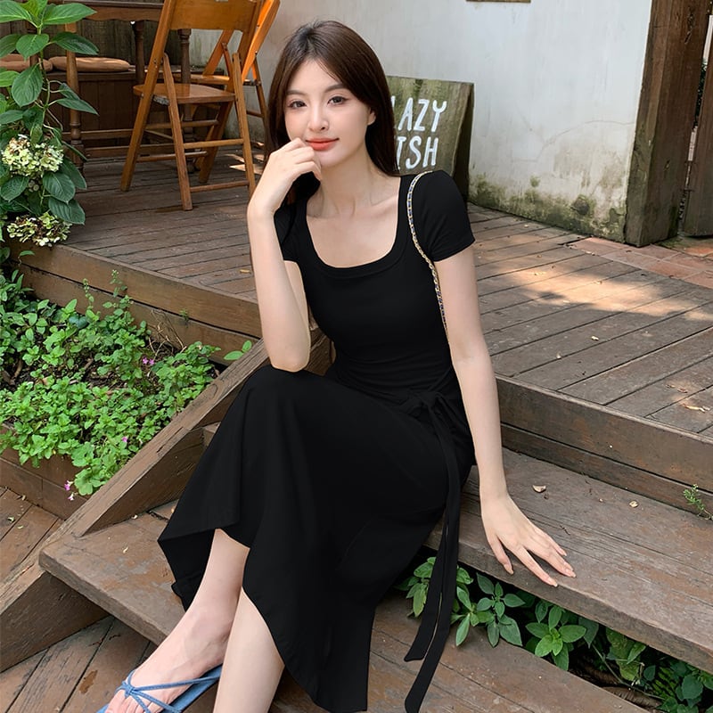 【dress】無地ワンピース　M24655