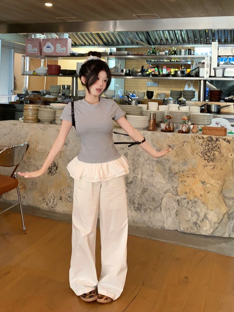 【tops】切り替えTシャツG20291