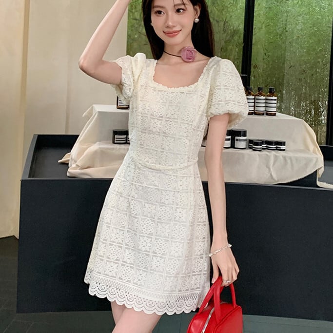 【dress】レースワンピース　M24100