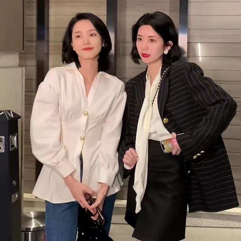 【tops】長袖ブラウスG20338