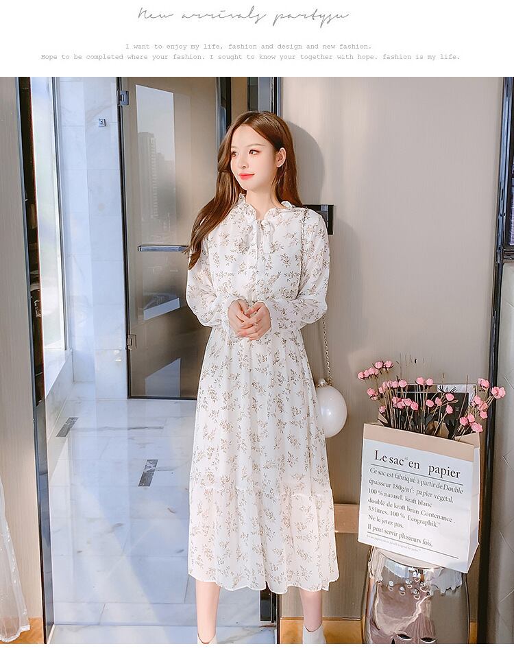 【dress】花柄ワンピース　M25347