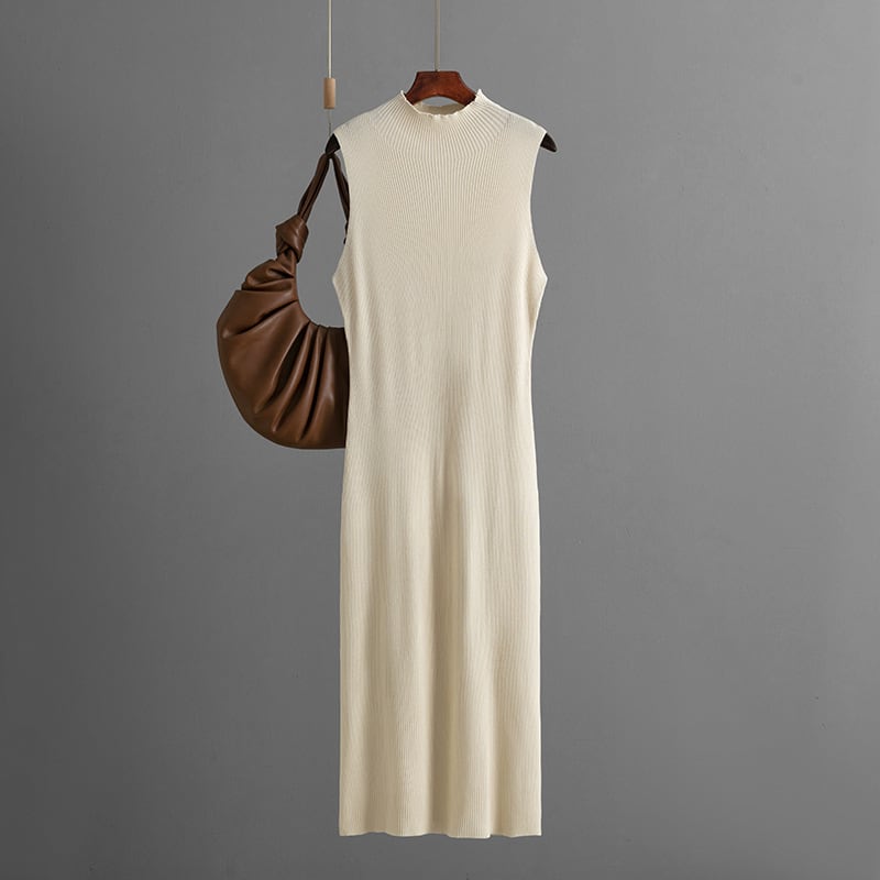 【dress】ノースリーブニットワンピース　M29734