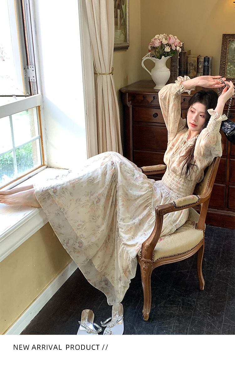 【dress】花柄ワンピース　M29733
