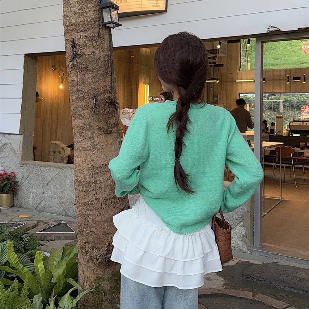 【outer】ニットカーデ　M29564