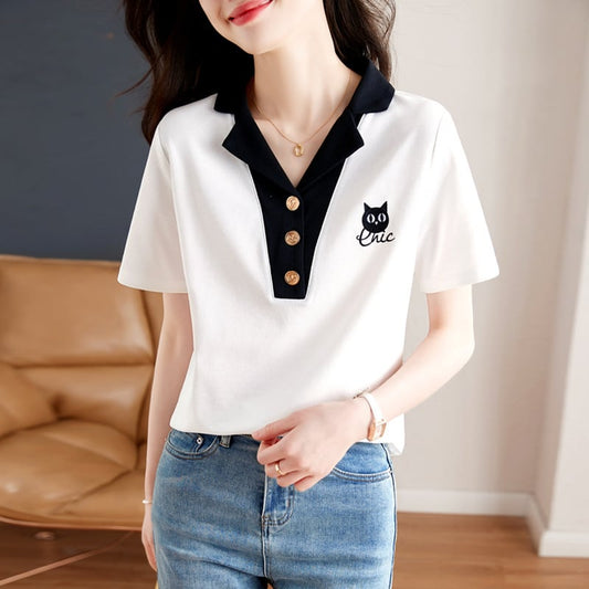 【tops】半袖デザインTシャツG21360