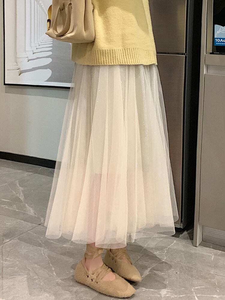 【bottoms】エレガント気質満点レディース存在感アップカジュアルスカート