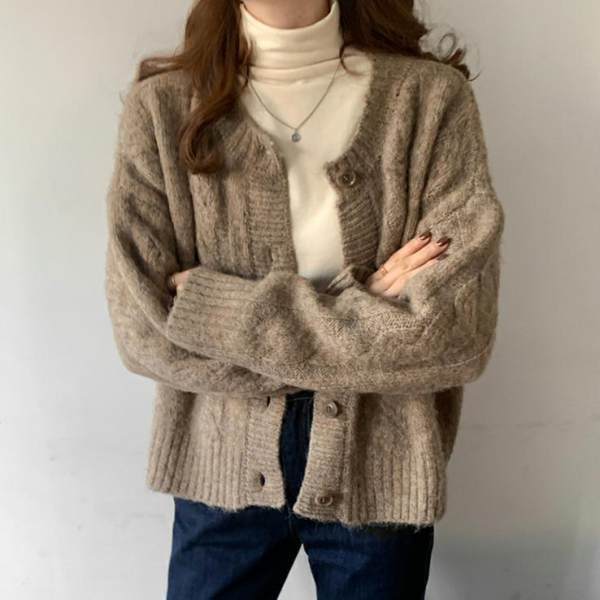 【outer】ニットカーデ　M26039