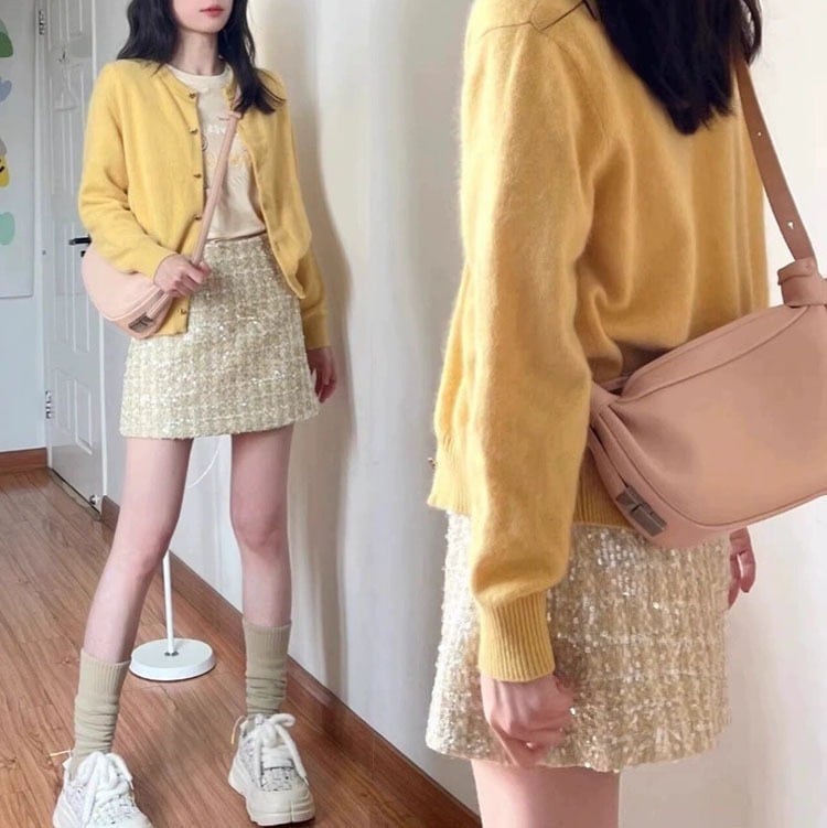 【outer】ニットカーデ　M28457