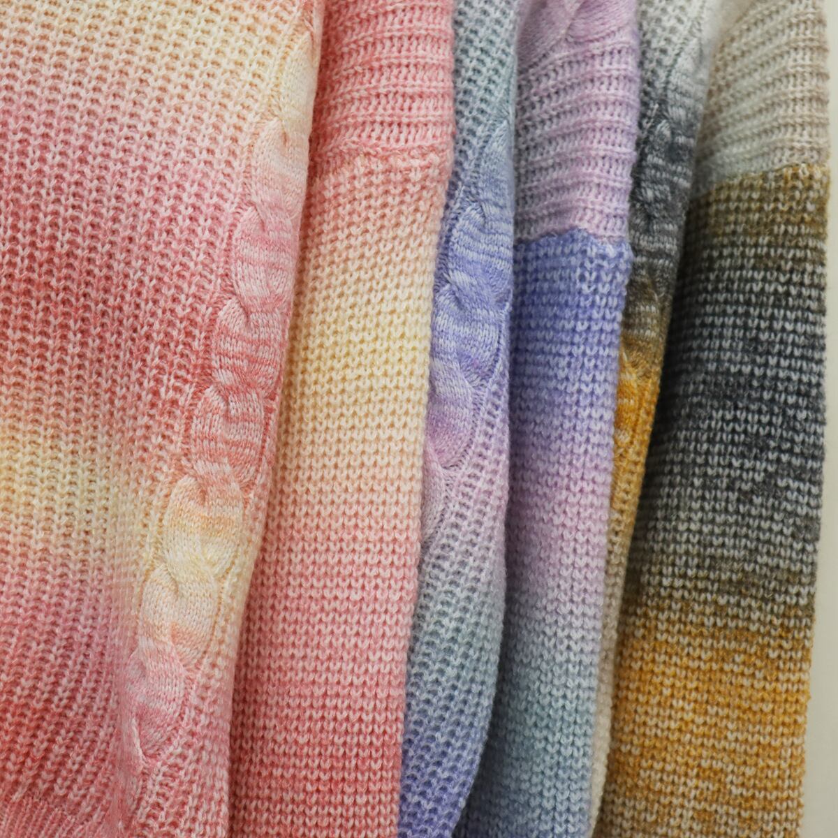 【tops】クルーネックニットセーター　M18643