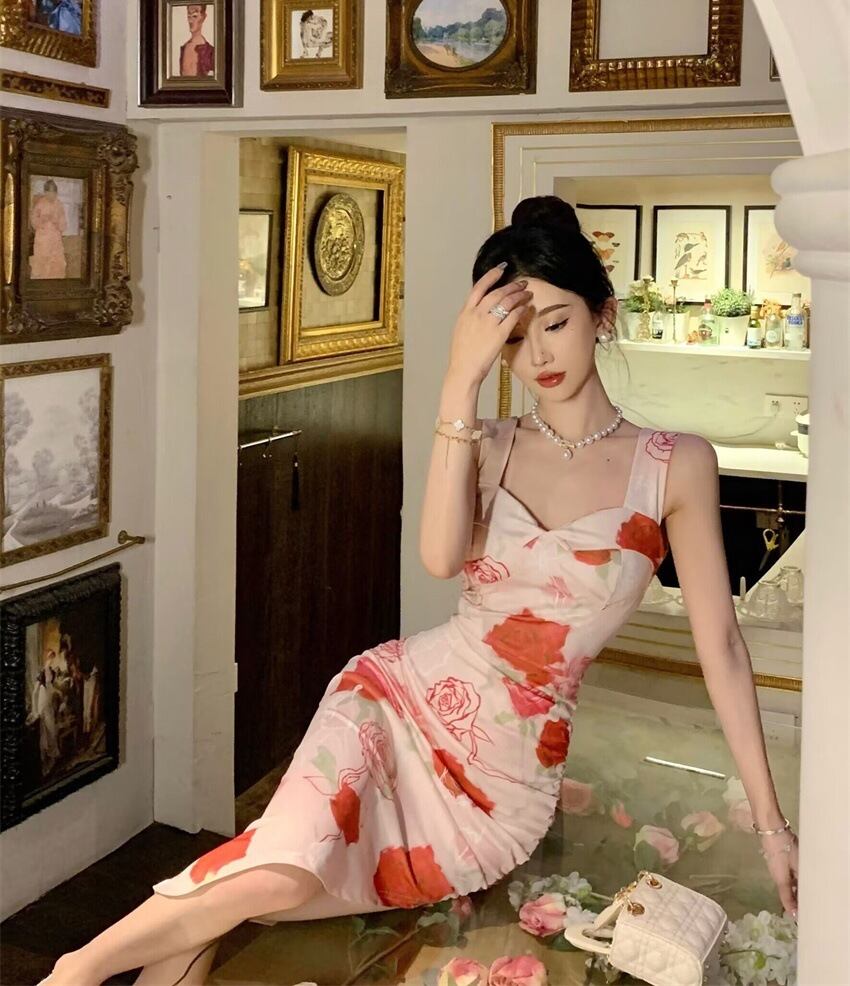 【dress】プリントキャミワンピース G20131