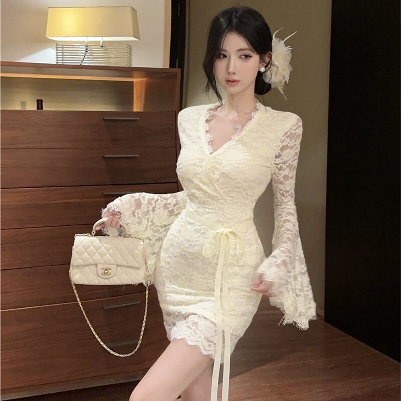 【dress】レースデートワンピース　M28164