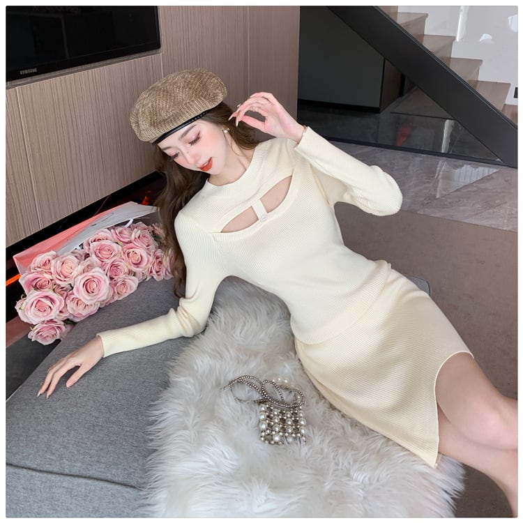 【dress】ニットワンピース　M28340