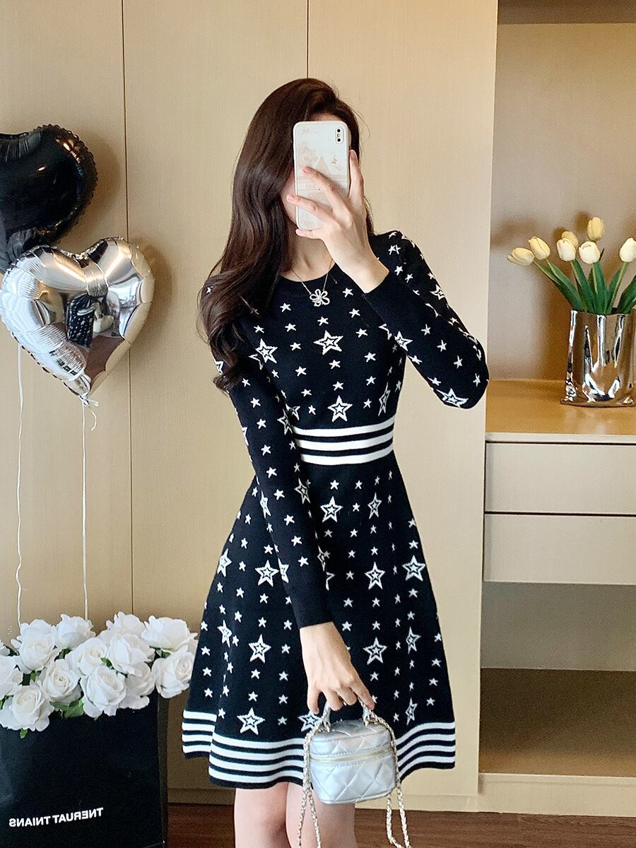 【dress】ニットワンピース　M28413