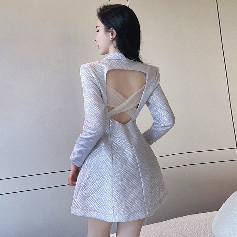 【dress】バックレスワンピース　M27094