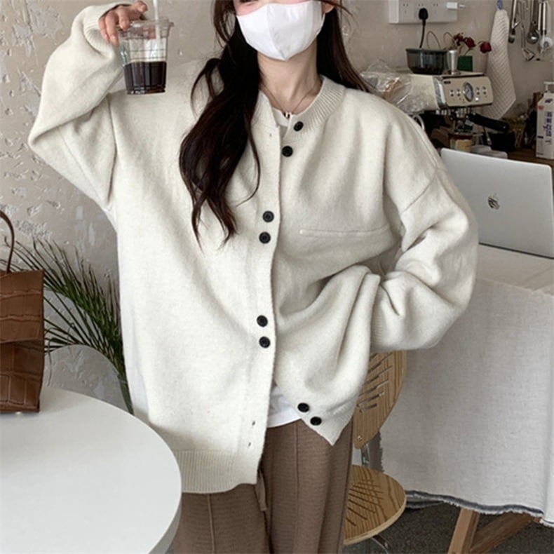 【outer】ニットカーデ　M25666