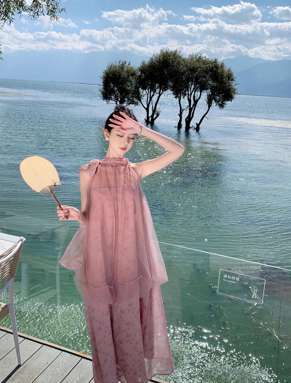 【dress】偽二つ切り替えワンピース G20441