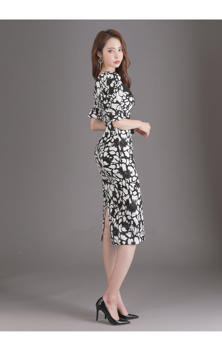 【dress】プリントワンピース　M23961