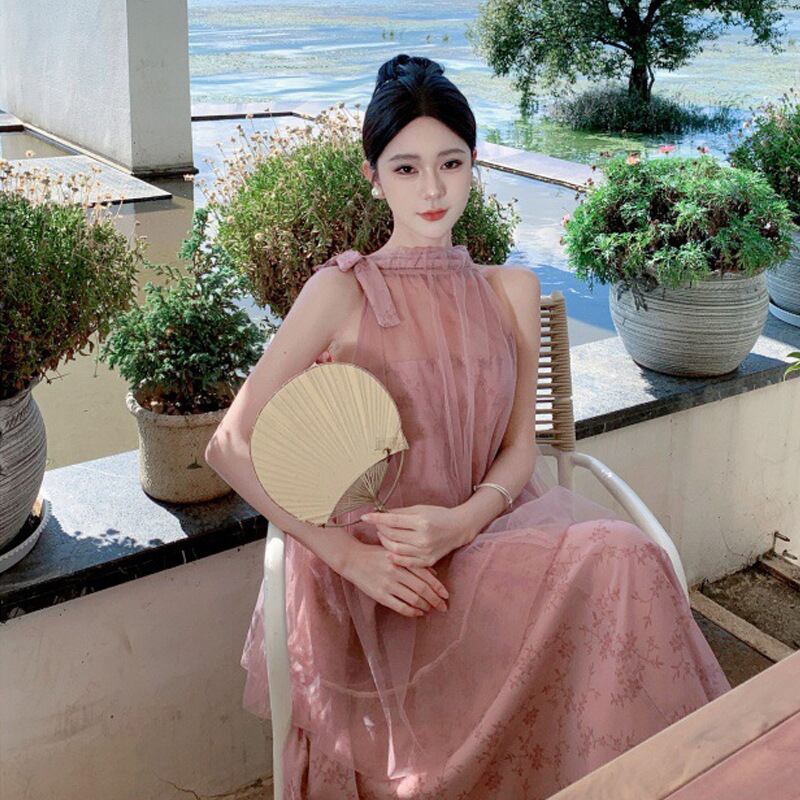 【dress】偽二つ切り替えワンピース G20441