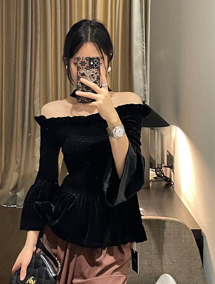 【tops】オフショルダーブラウスG20160