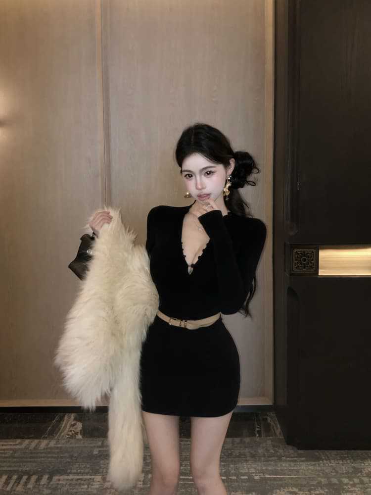 【dress】ニットワンピース　M28545