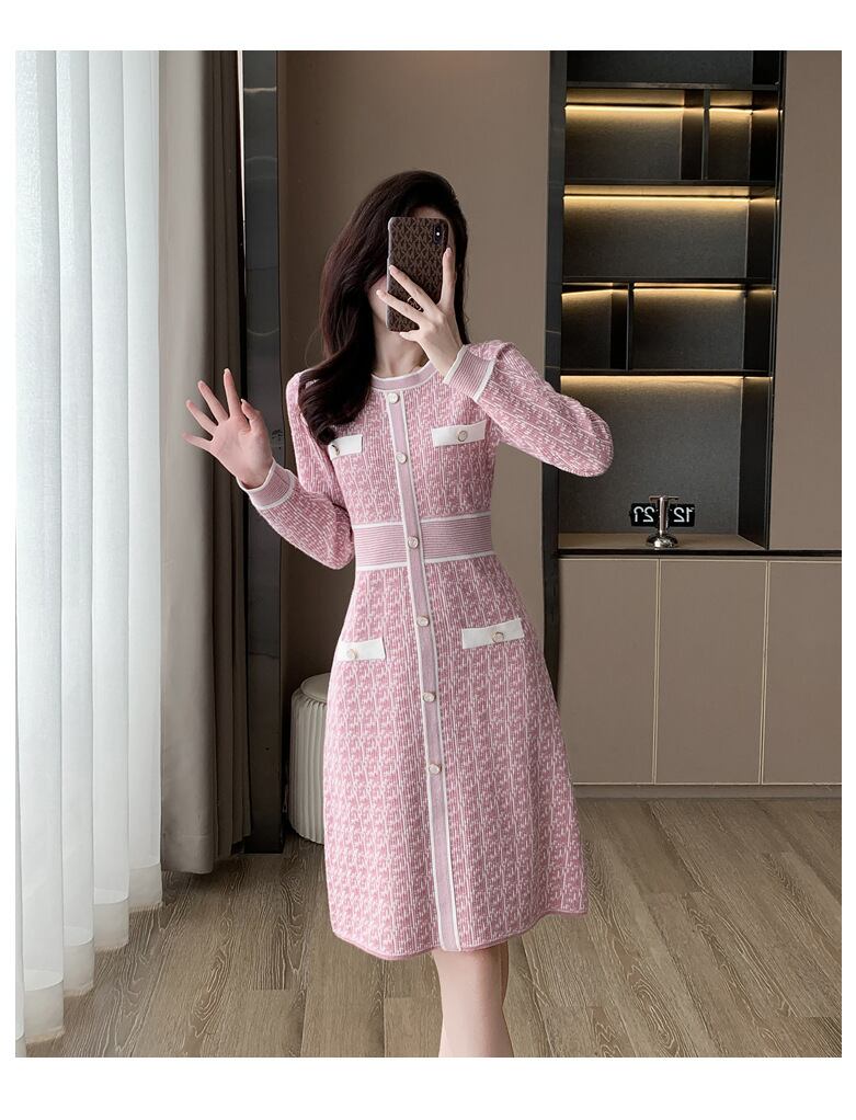 【dress】ニットワンピース　M19167