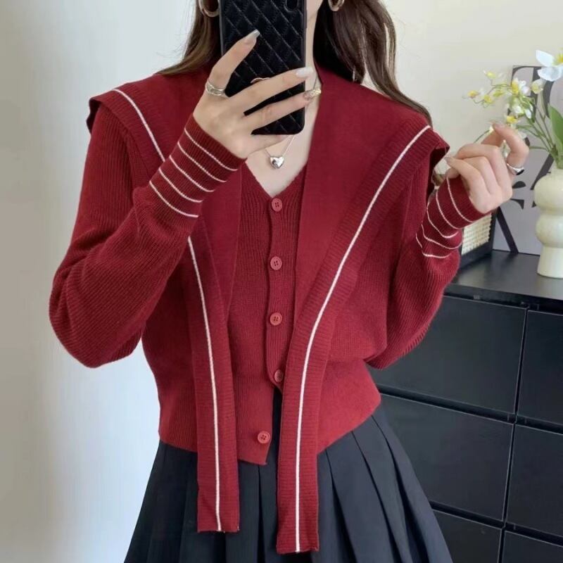 【outer】ニットカーデ　M27189