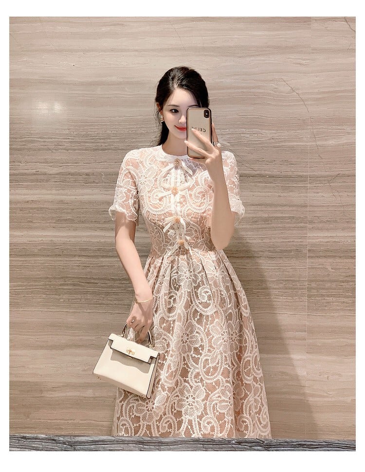 【dress】レースワンピース　M24544