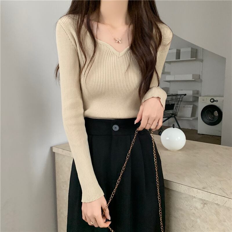 【tops】ニットトップス　M28069