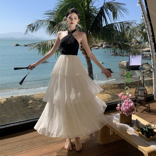 【dress】ホルターネックワンピース G20114