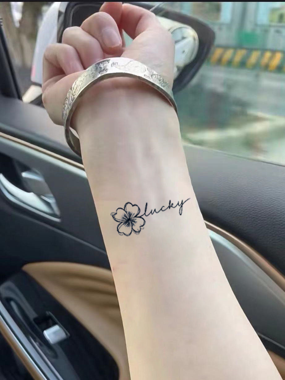 【小物】2週間タトゥーシール4枚花F8130