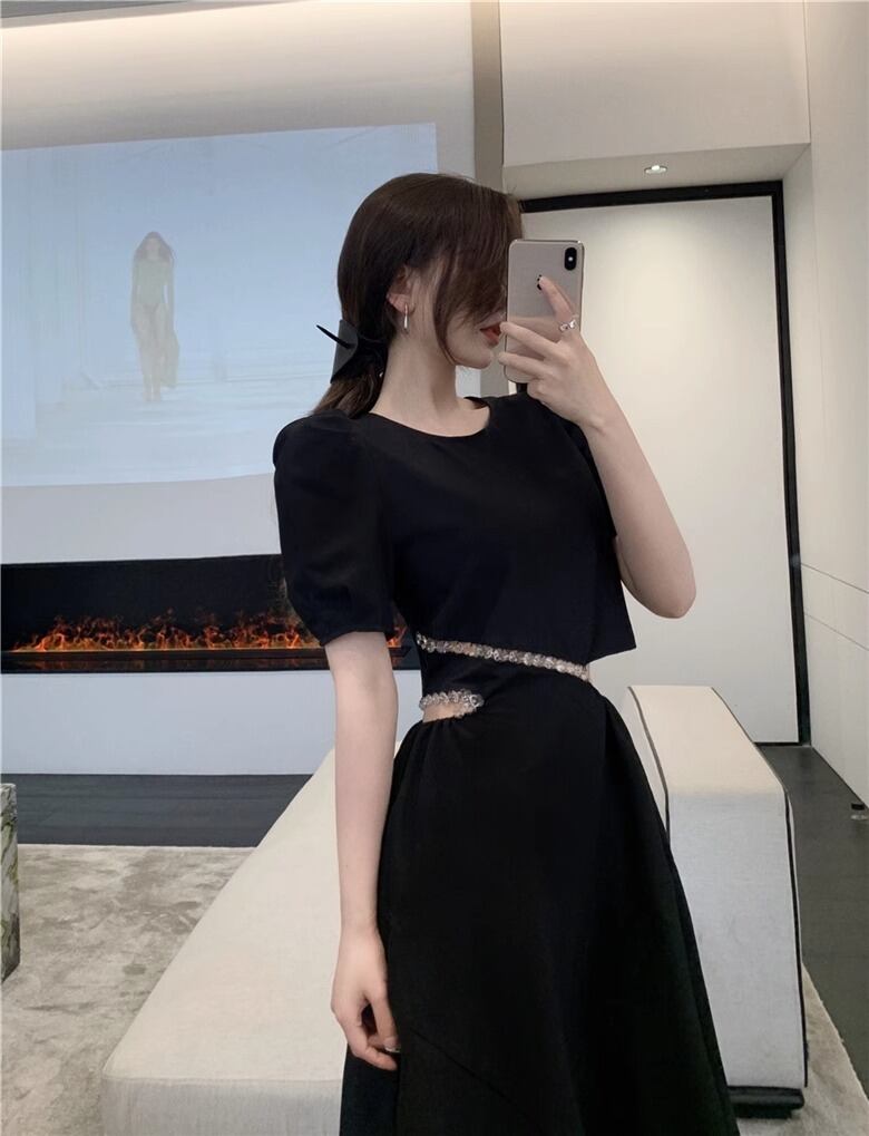 【dress】ウエストカットワンピース G21055