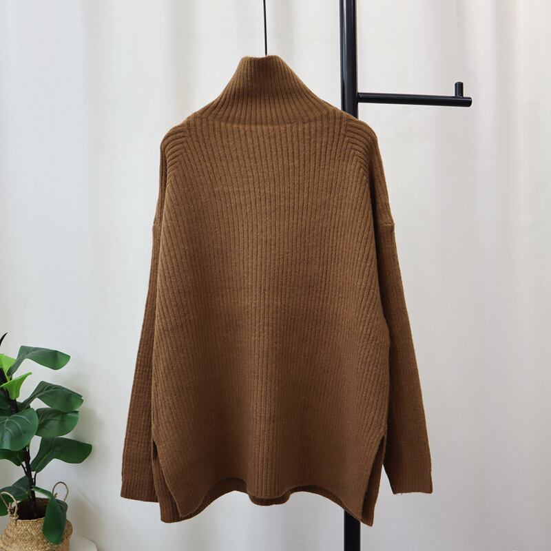 【tops】ハイネックニットセーター　M27394