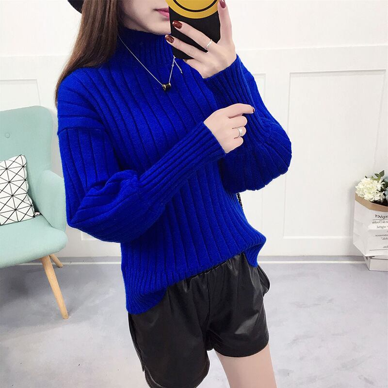 【tops】ランタンスリーブニットセーター　M28857