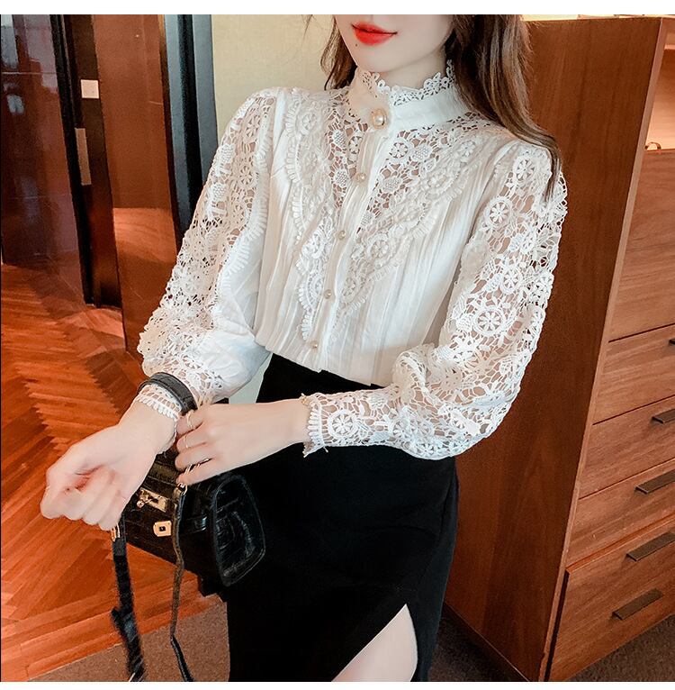【tops】レースブラウス　M29073