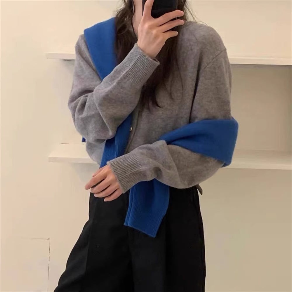 【outer】ニットカーデ　M25965