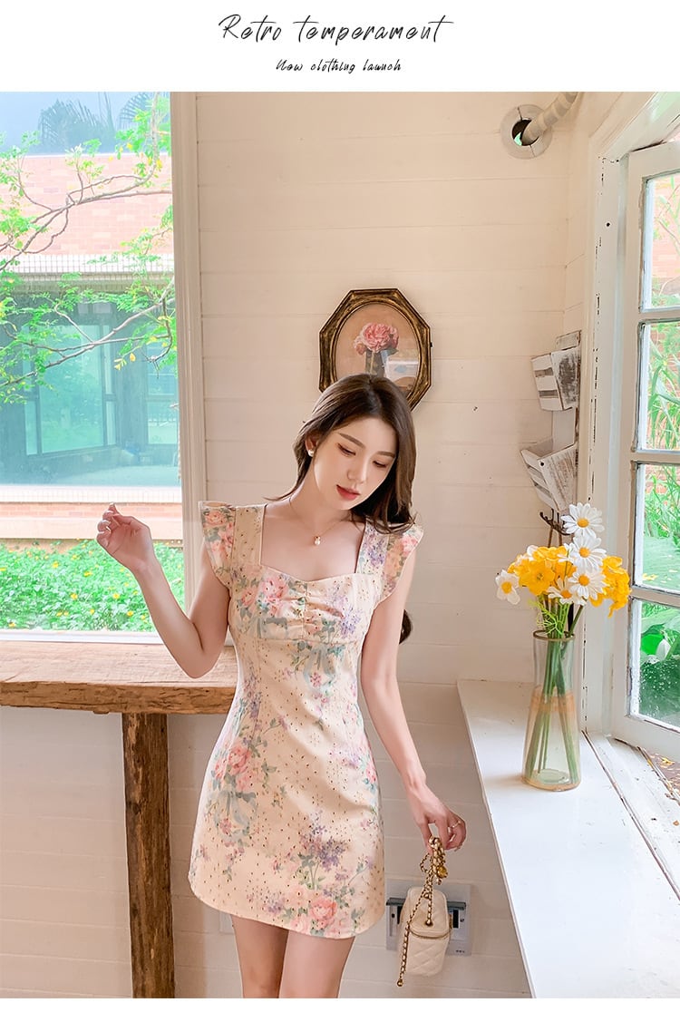 【dress】プリントワンピース　M23953