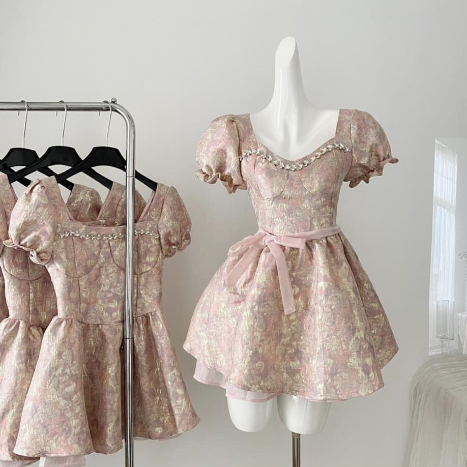 【dress】デートワンピース　M24253
