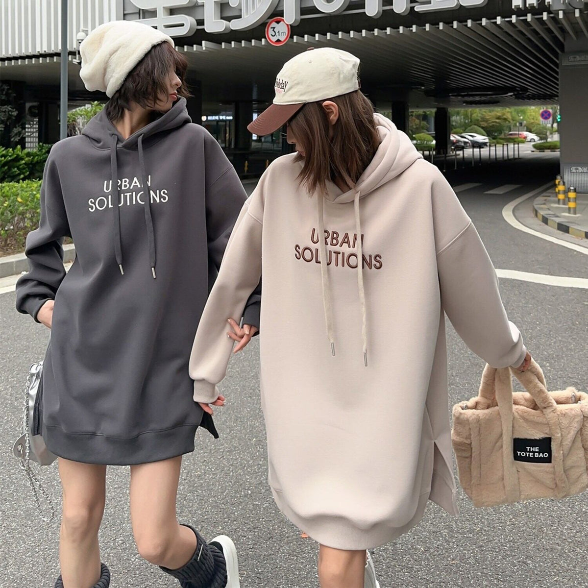 【dress】フード付きカジュアルワンピース    N2166