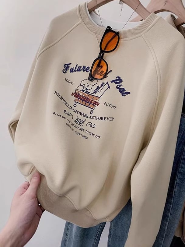 【tops】裹起毛プルオーバー　M28981