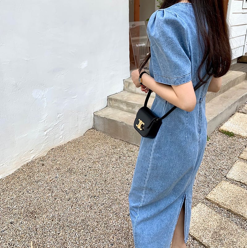 【dress】デニムワンピース　M24734