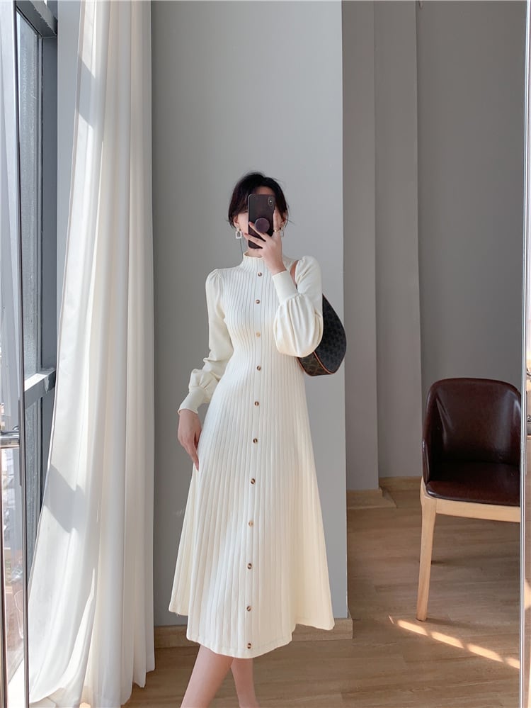 【dress】ニットワンピース　M25449