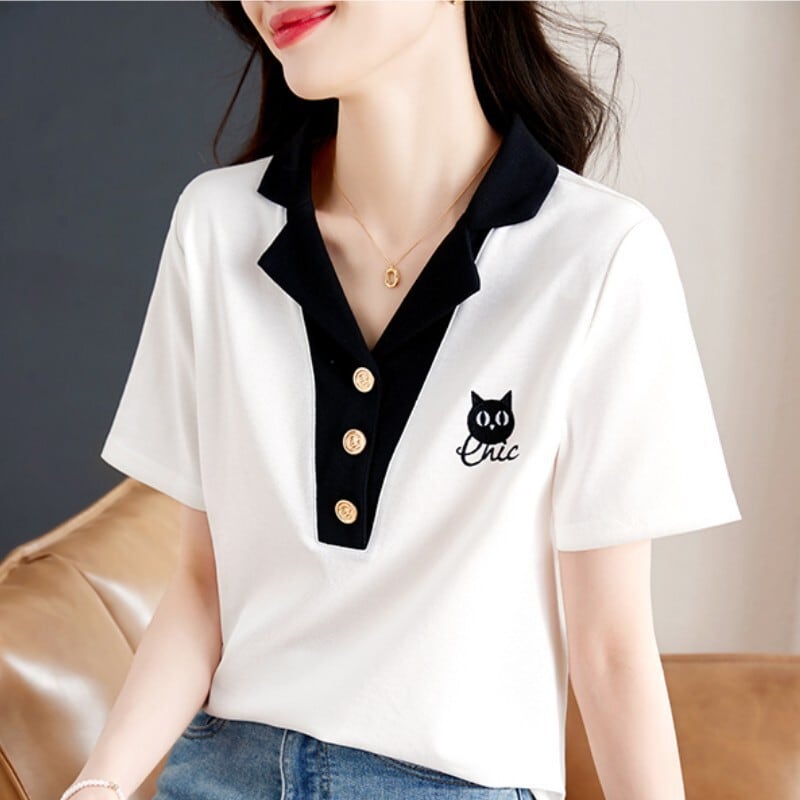 【tops】半袖デザインTシャツG21360