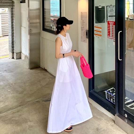 【dress】ノースリーブワンピース　M24737