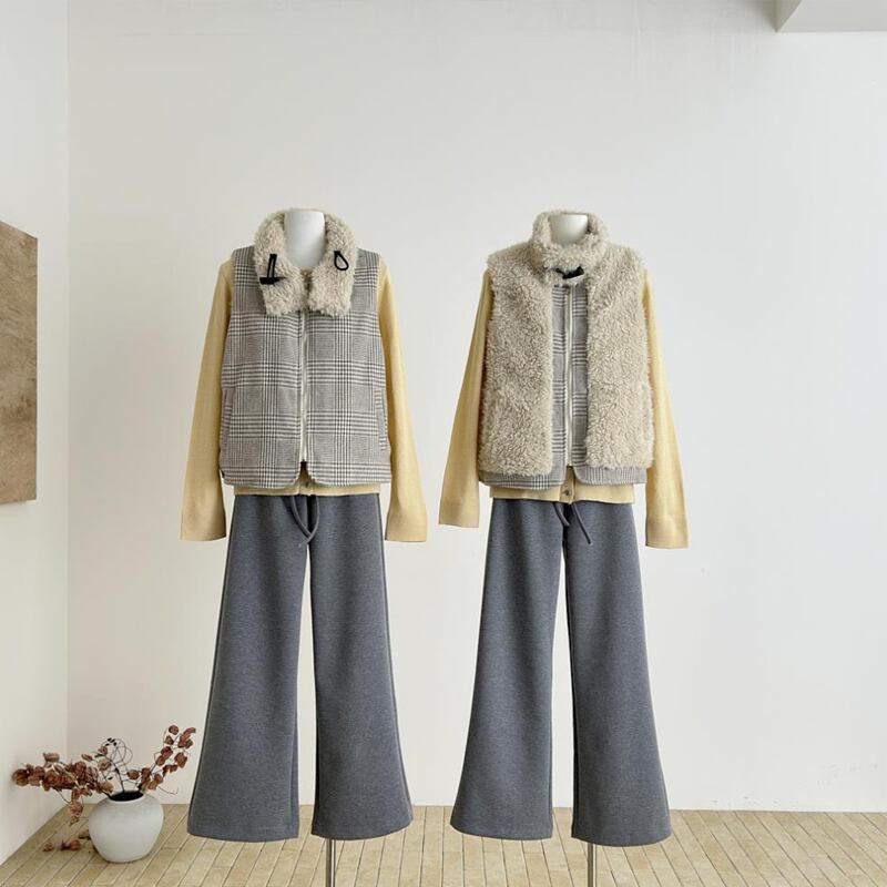 【outer】2wayファードッキングベスト Q7796