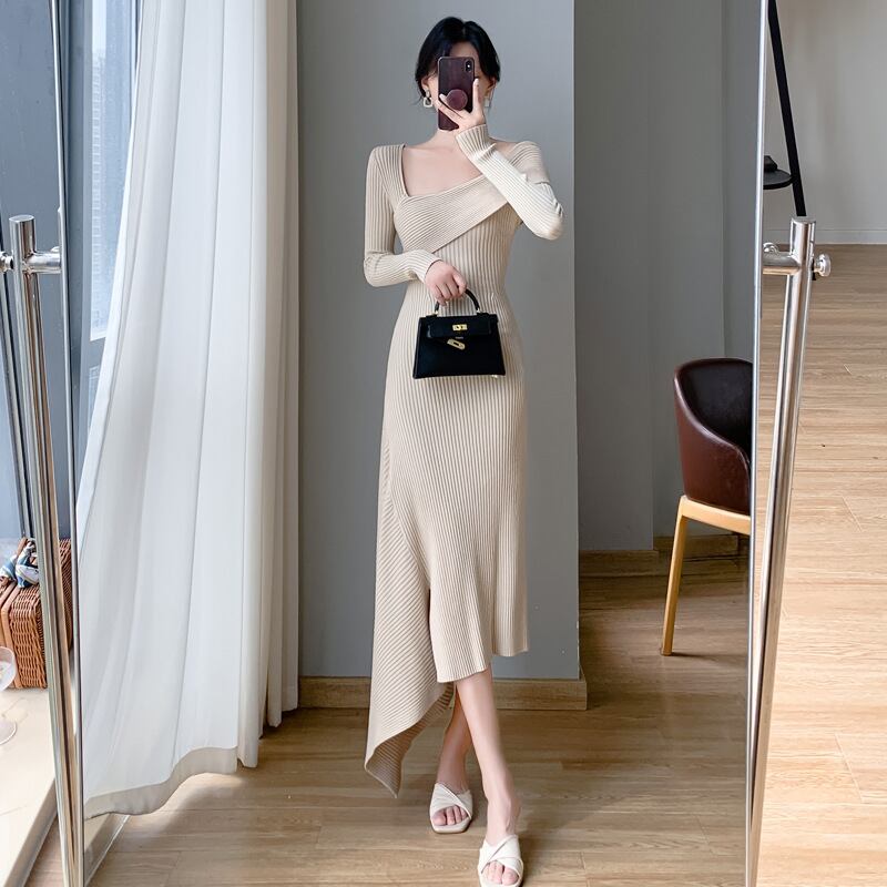【dress】ニットワンピース　M18561