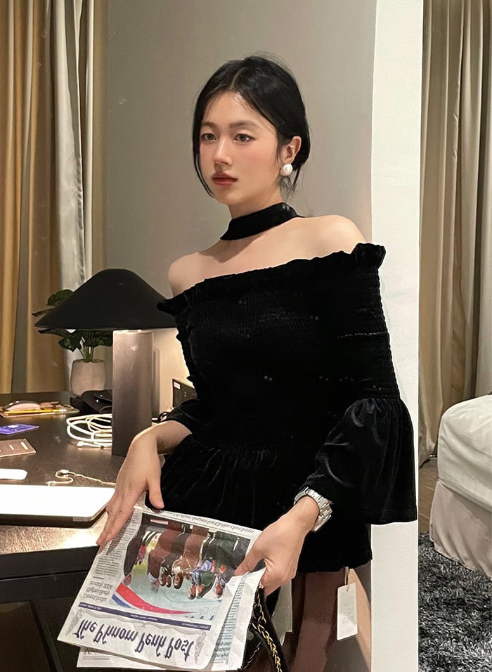 【tops】オフショルダーブラウスG20160