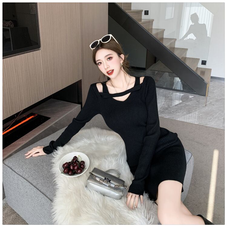 【dress】ニットワンピース　M27877