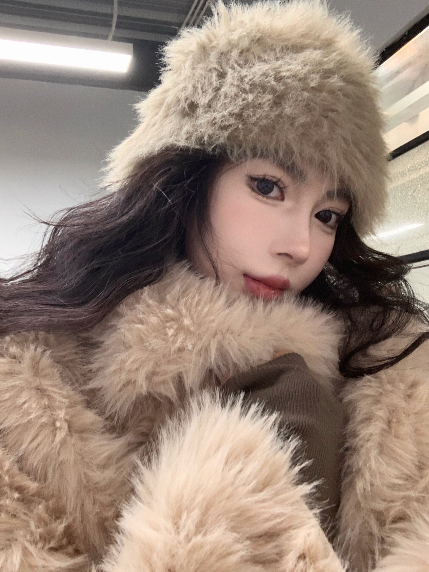 【outer】ファーショートコート　M27964